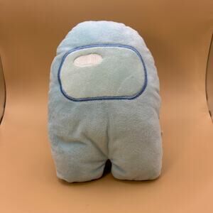 Light Blue Among Us Plush Toy 8” Crewmate Unbranded